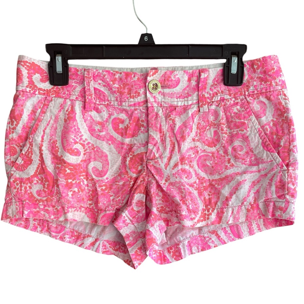 Women's Lilly Pulizter Walsh Shorts Pink Pout Size 4